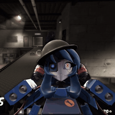 Blurred Robot With Number 20 GIF