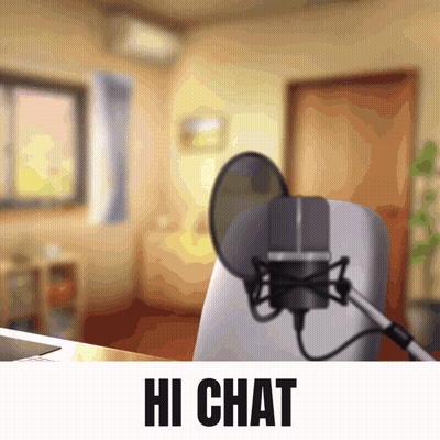 Blurred Room Saying Hi Chat GIF
