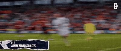 Blurred Soccer Game With James Maddison GIF