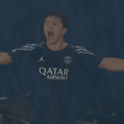 Blurred Soccer Players Including Marcinhos GIF