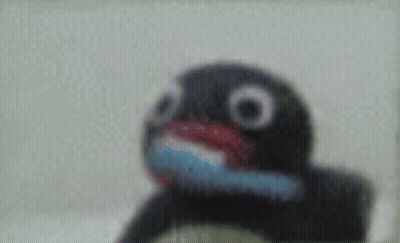 Blurred Stuffed Animal With Big Eyes GIF