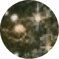Blurred White Circle Sticker