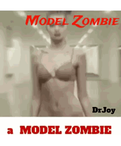 Blurred Woman In Bra Model Zombie Sticker