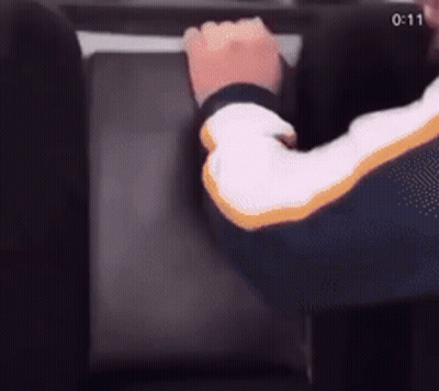 Blurry Arm With 1:11 GIF