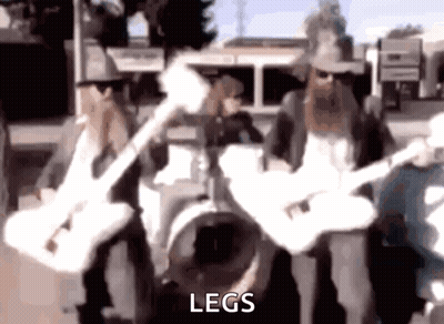 Blurry Band With Legs GIF
