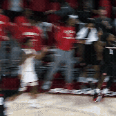 Blurry Basketball Game Jersey Number 1 GIF