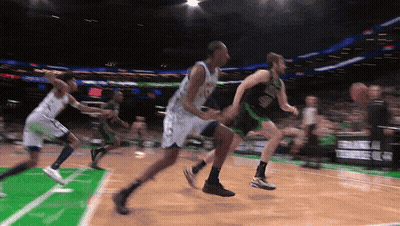 Blurry Basketball Game Player Number 22 GIF