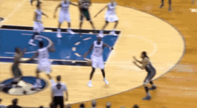 Blurry Basketball Player In Number 23 Jersey GIF