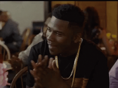Blurry Boy And Girl With HD Letters GIF
