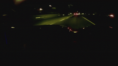 Blurry Car With License Plate Saying A GIF