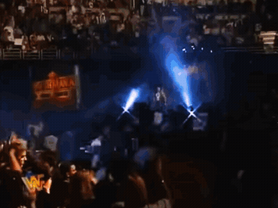Blurry Crowd At Wrestling Event GIF