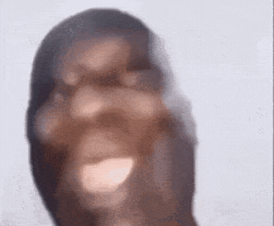 Blurry Face Behind Glass GIF