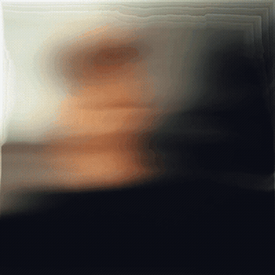 Blurry Face Dark Background GIF