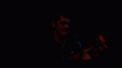 Blurry Face In The Dark GIF