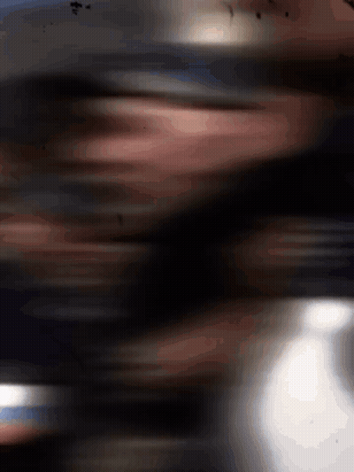 Blurry Face With Birds In Background GIF