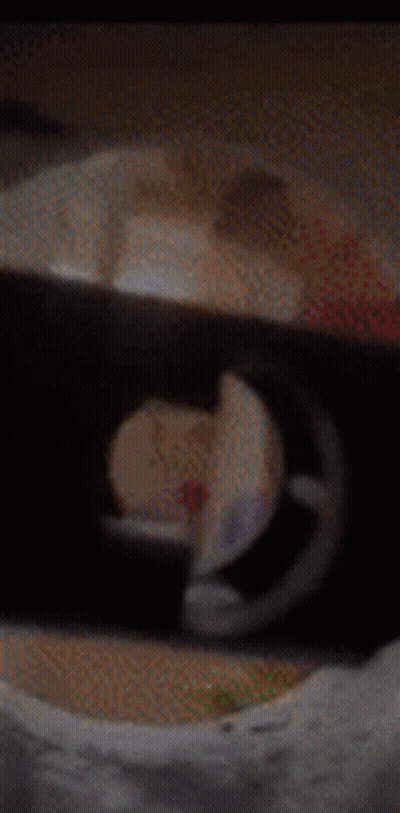 Blurry Face With Circle GIF