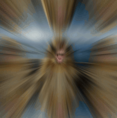 Blurry Face With Open Mouth GIF