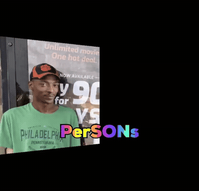 Blurry Face With Persons GIF