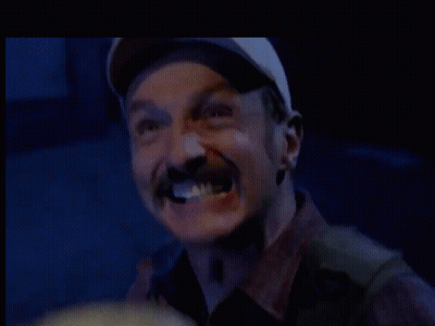 Blurry Face With Red Light GIF