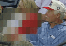 Blurry Flag Waving Tomahawk Chop Cheering GIF