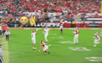 Blurry Football Game With Atlanta Sign GIF
