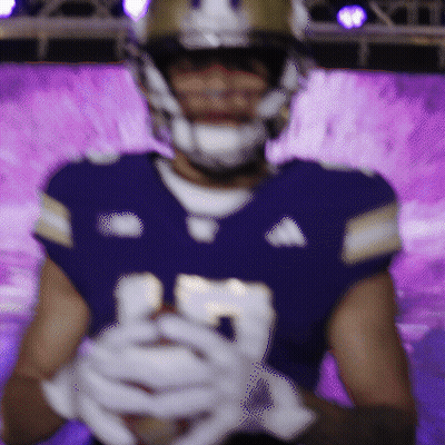 Blurry Football Player In Blue Jersey Number 15 GIF