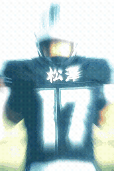 Blurry Football Player Number 12 GIF