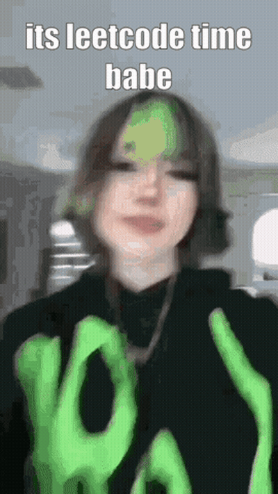 Blurry Girl Its Leetcode Time Babe GIF