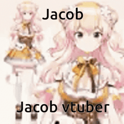 Blurry Girl Jacob Vtuber GIF