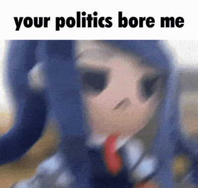 Blurry Girl Your Politics Bore Me GIF
