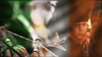 Blurry Green And Red Plant GIF