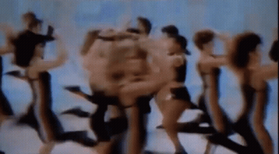 Blurry Group Dancing In Room GIF