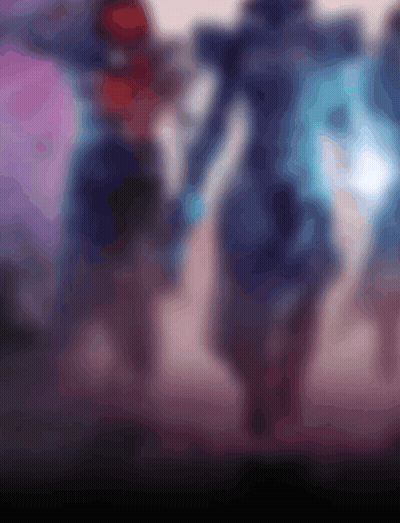 Blurry Group Of People Walking GIF
