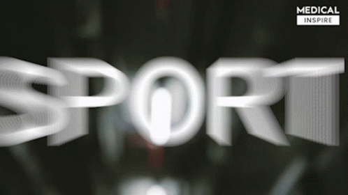 Blurry Image Displaying Word Sport GIF