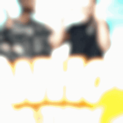 Blurry Man And Woman Next To Who Story GIF