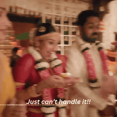 Blurry Man And Woman Saying Just Can't Handle It GIF