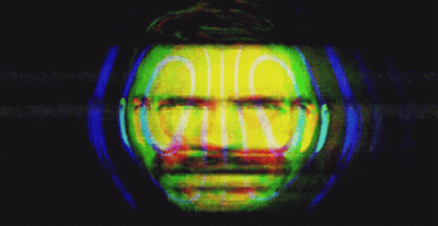 Blurry Man Face Saying Ohio GIF