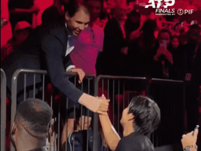 Blurry Man Face With ATP GIF