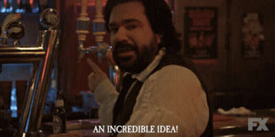 Blurry Man Face With White Collar GIF