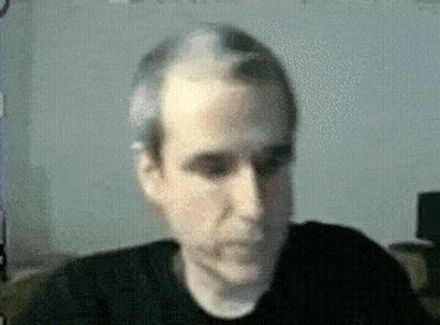 Blurry Man In Black Shirt GIF