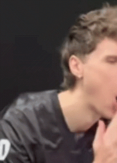 Blurry Man In Black Shirt With Number 10 GIF