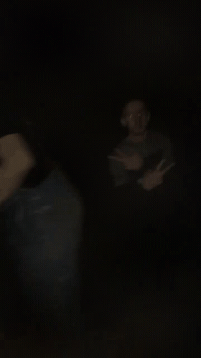 Blurry Man In I Love You Shirt GIF