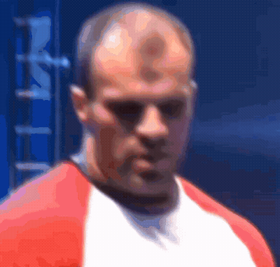 Blurry Man In Red And White Shirt GIF