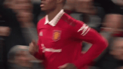 Blurry Man In Red Jersey GIF