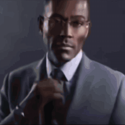 Blurry Man In Suit And Tie GIF