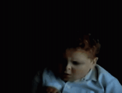 Blurry Man In White Shirt Dancing GIF