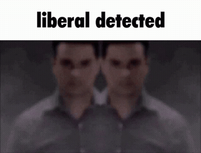Blurry Man Liberal Detected GIF