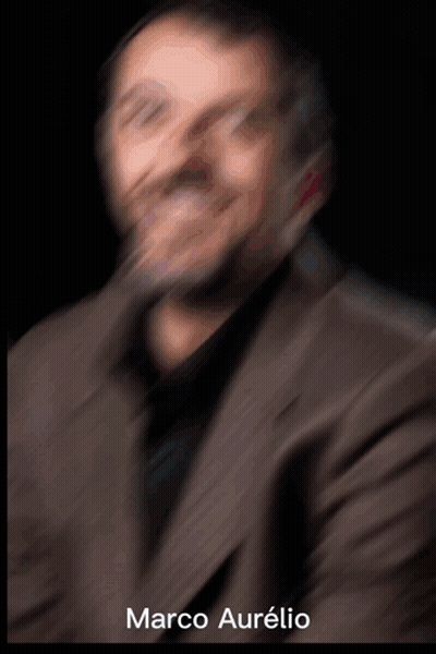 Blurry Man Marco Aurelio GIF