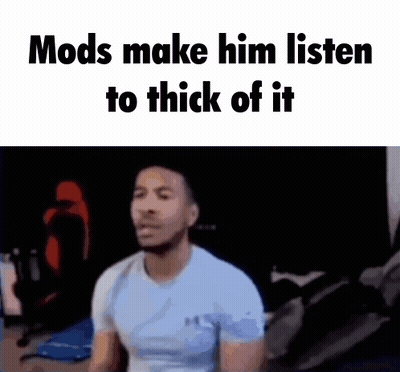 Blurry Man Mods Make Him Listen To Thick Of It GIF
