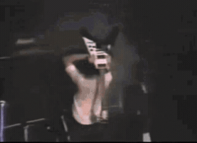 Blurry Man On Stage With Music GIF